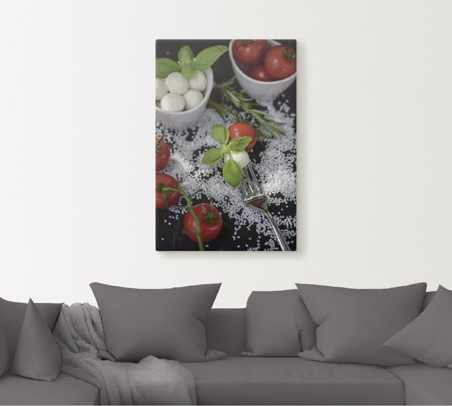 Artland Artprint Mediterrane uit de keuken als artprint op linnen muursticker in verschillende maten - Foto 4