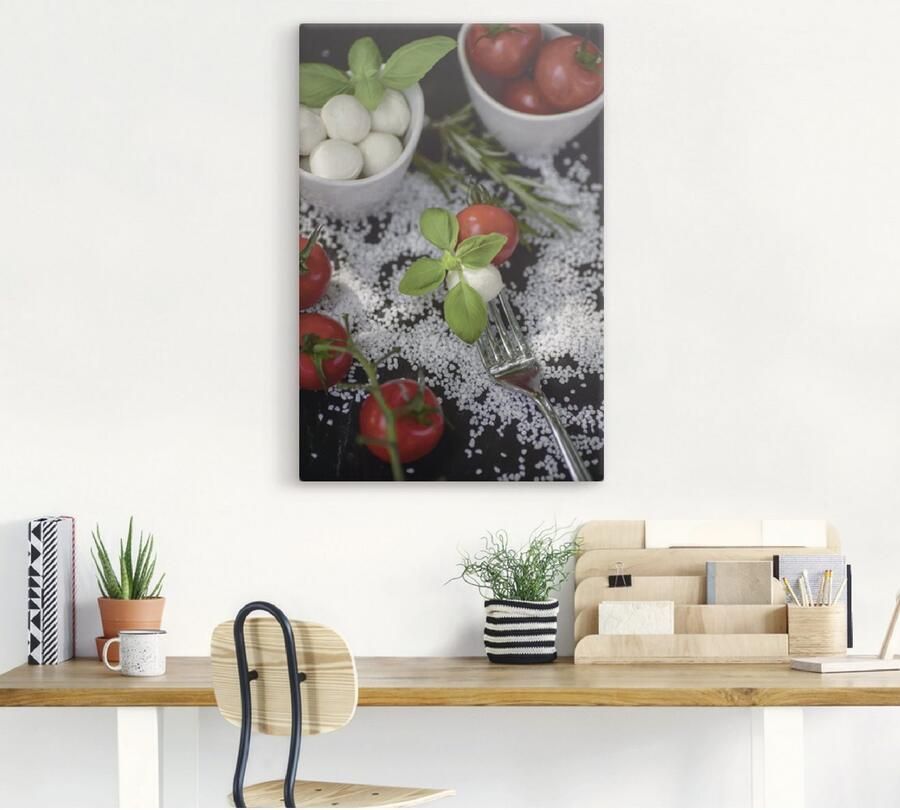 Artland Artprint Mediterrane uit de keuken als artprint op linnen muursticker in verschillende maten - Foto 3