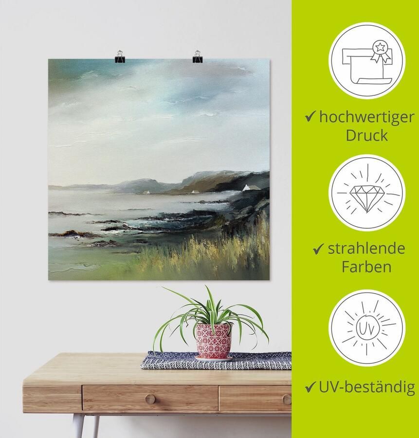 Artland Artprint Meer als artprint op linnen poster in verschillende formaten maten - Foto 3