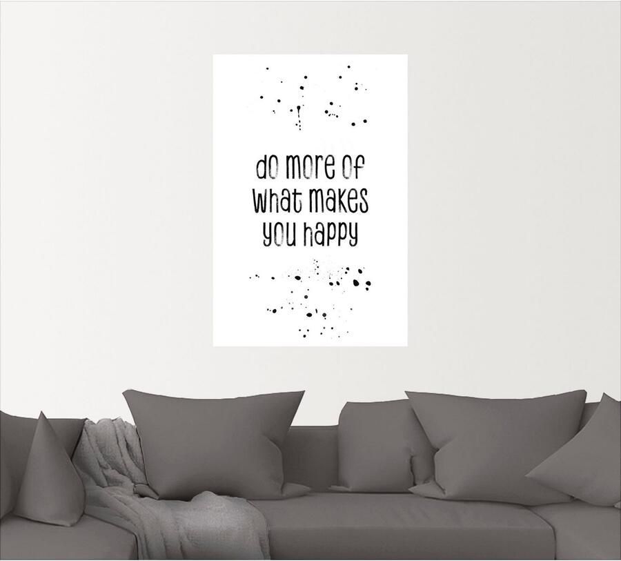 Artland Artprint Meer van wat gelukkig maakt als artprint op linnen poster muursticker in verschillende maten - Foto 5