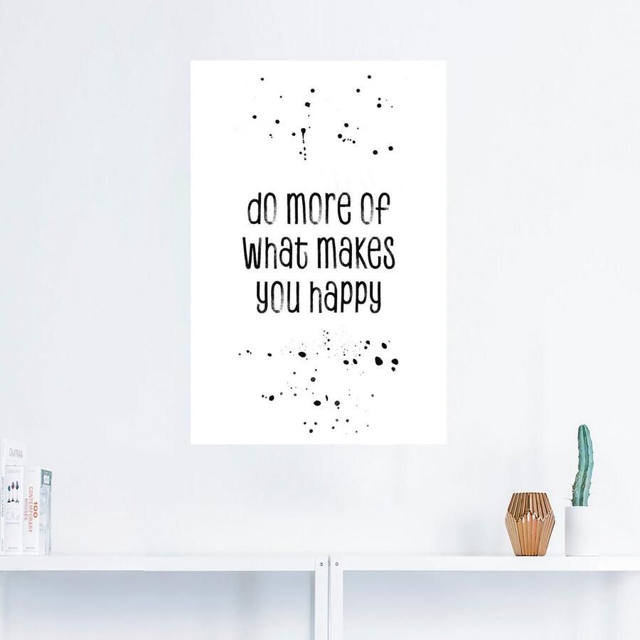 Artland Artprint Meer van wat gelukkig maakt als artprint op linnen poster muursticker in verschillende maten - Foto 2