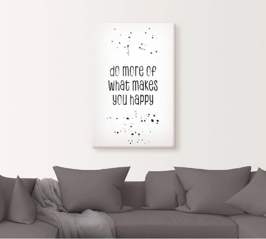 Artland Artprint Meer van wat gelukkig maakt als artprint op linnen poster muursticker in verschillende maten - Foto 4