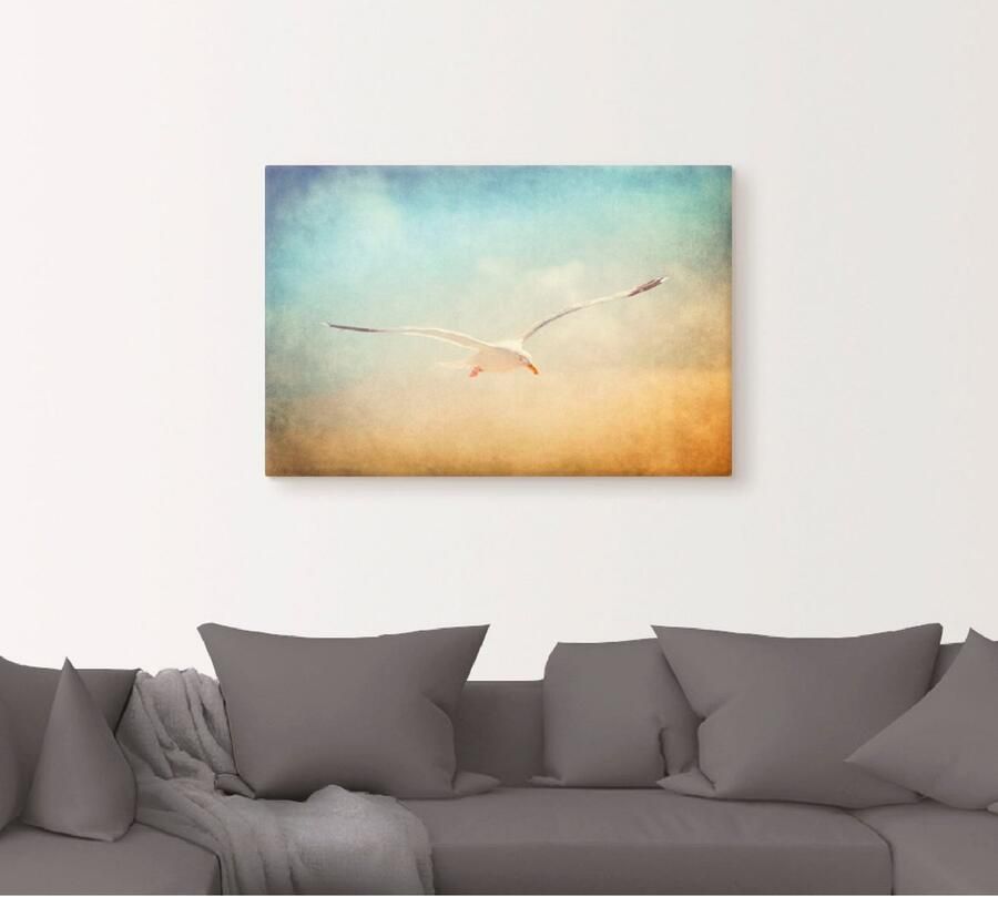 Artland Artprint op linnen Meeuw - Foto 5