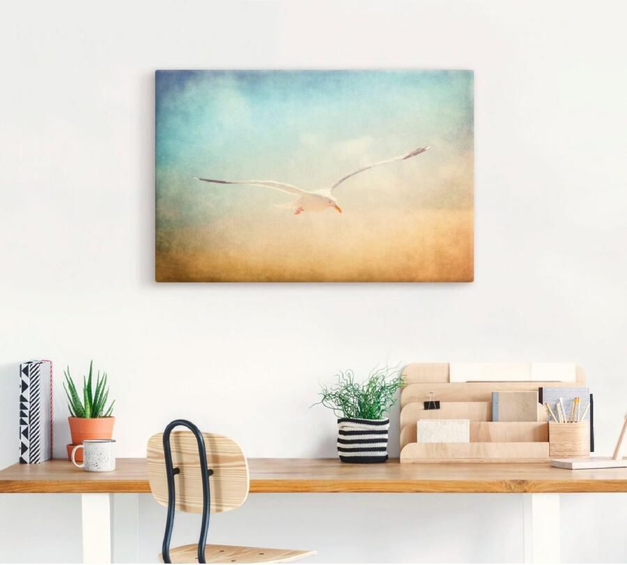 Artland Artprint op linnen Meeuw - Foto 4