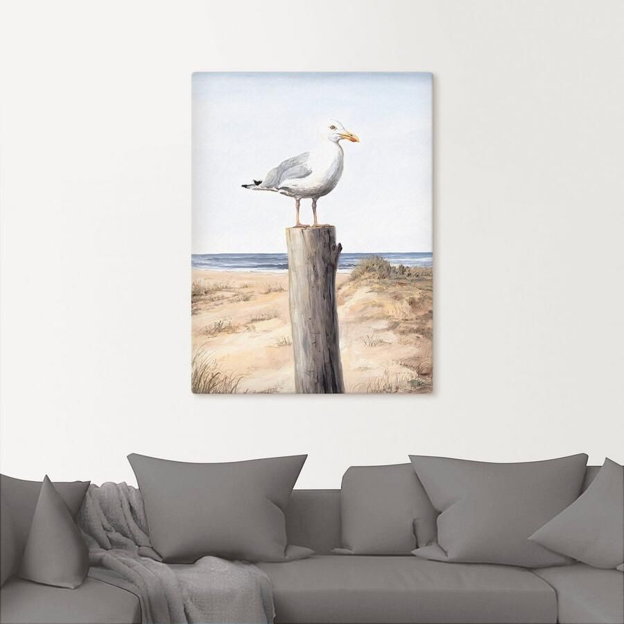 Artland Artprint Meeuw als artprint van aluminium artprint voor buiten artprint op linnen poster muursticker - Foto 2
