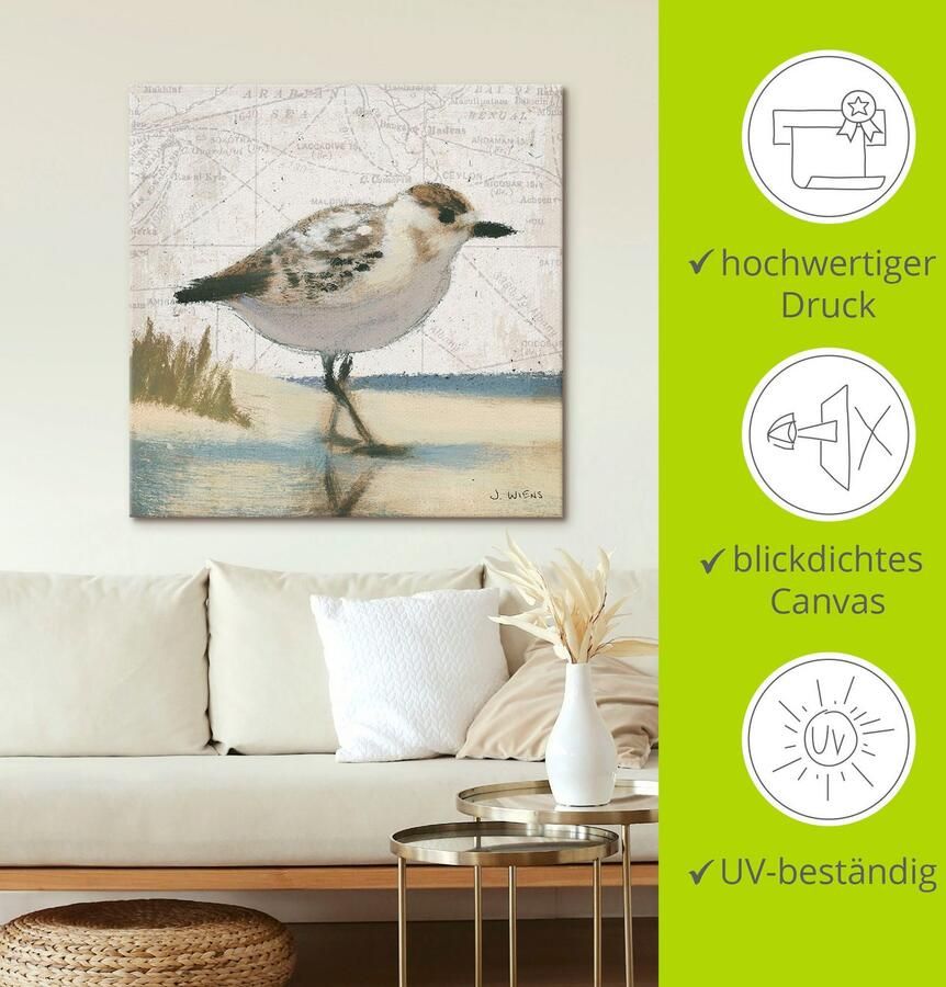Artland Artprint op linnen Meeuw I - Foto 3
