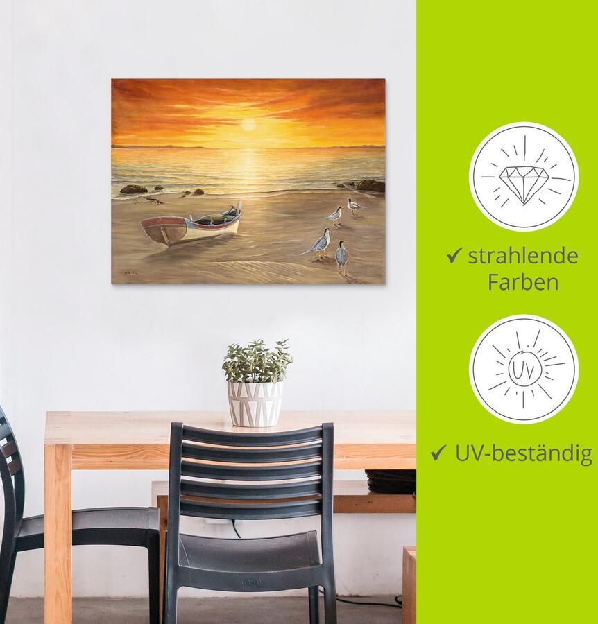 Artland Artprint Meeuwen als artprint van aluminium artprint voor buiten artprint op linnen poster in verschillende maten. maten - Foto 4