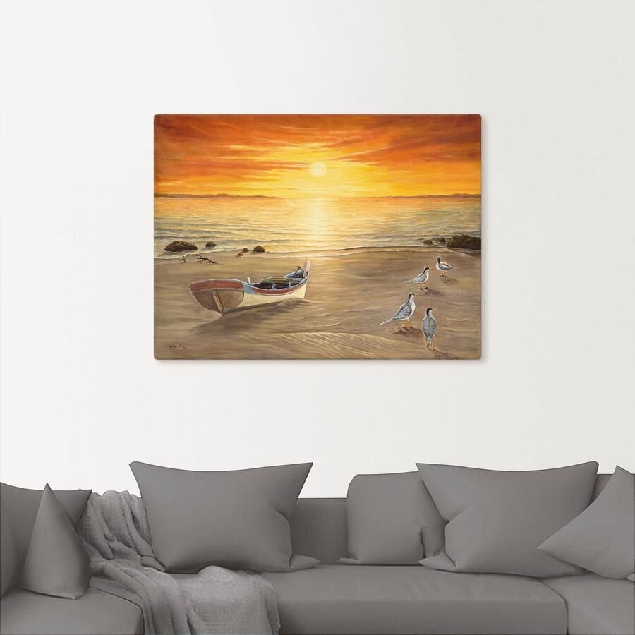 Artland Artprint Meeuwen als artprint van aluminium artprint voor buiten artprint op linnen poster in verschillende maten. maten - Foto 2