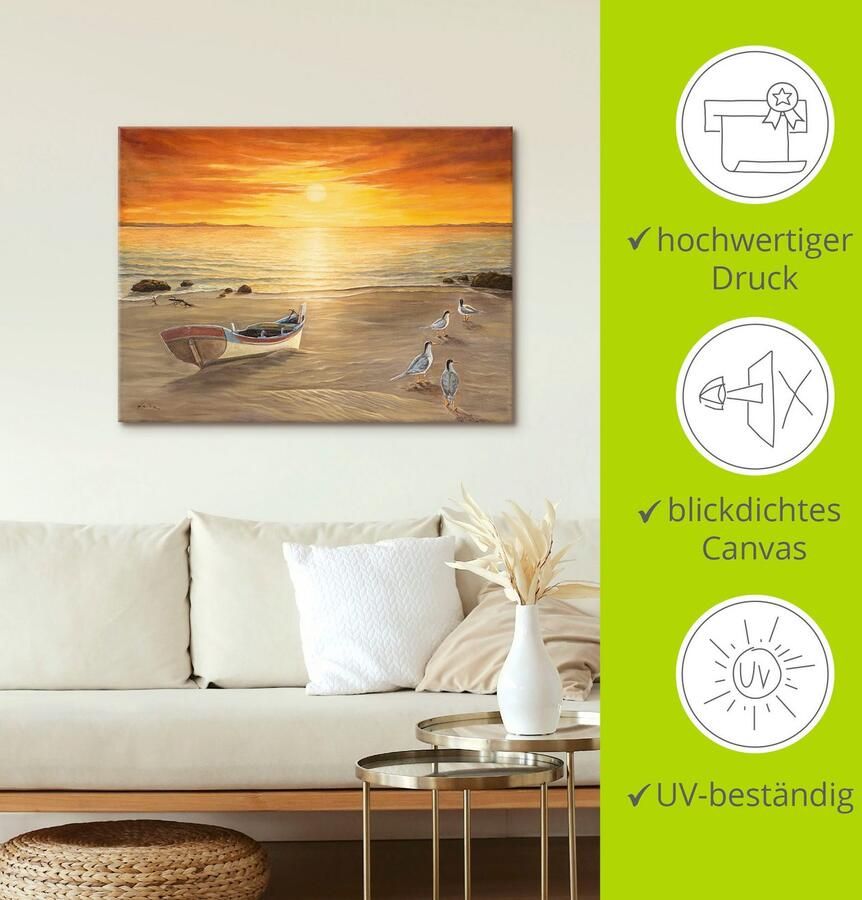 Artland Artprint Meeuwen als artprint van aluminium artprint voor buiten artprint op linnen poster in verschillende maten. maten - Foto 4