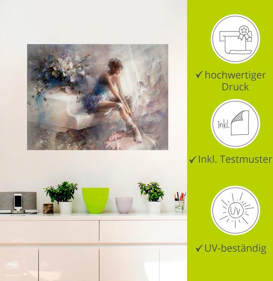 Artland Artprint Melodieën als artprint op linnen poster muursticker in verschillende maten - Foto 2