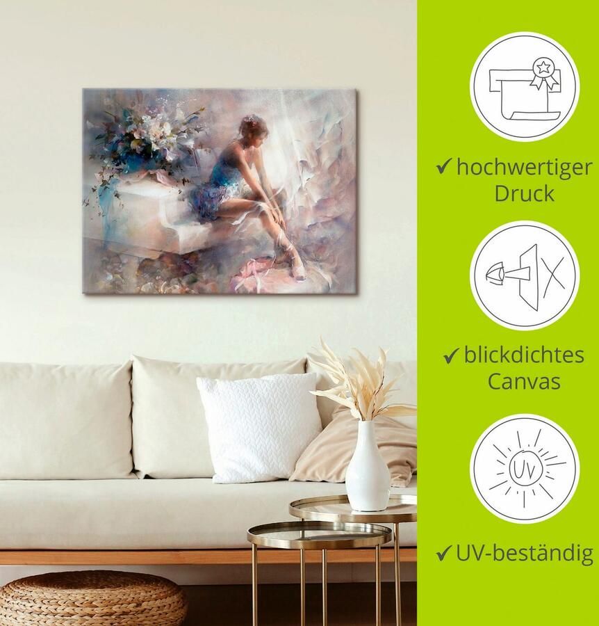 Artland Artprint Melodieën als artprint op linnen poster muursticker in verschillende maten - Foto 3