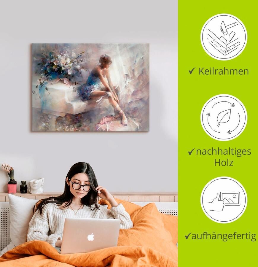 Artland Artprint Melodieën als artprint op linnen poster muursticker in verschillende maten - Foto 2