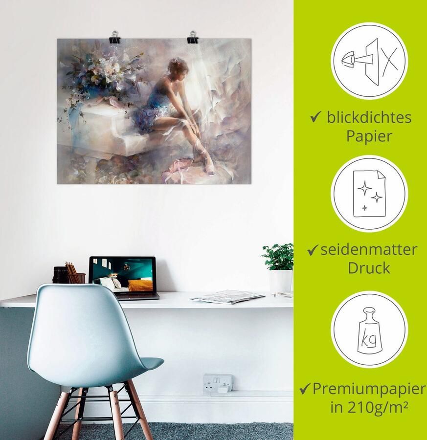 Artland Artprint Melodieën als artprint op linnen poster muursticker in verschillende maten - Foto 2