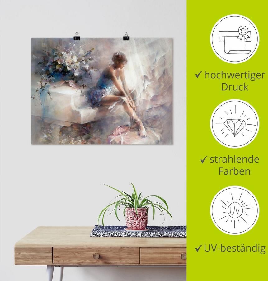 Artland Artprint Melodieën als artprint op linnen poster muursticker in verschillende maten - Foto 3