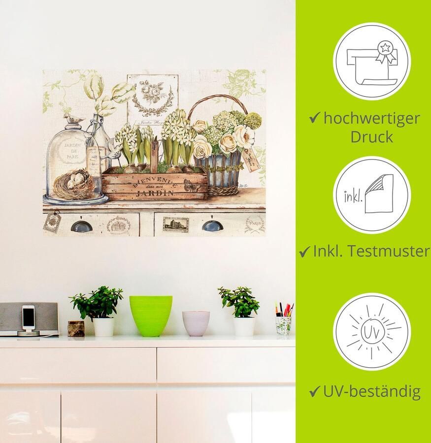 Artland Artprint Mijn tuin als artprint op linnen poster muursticker in verschillende maten - Foto 2