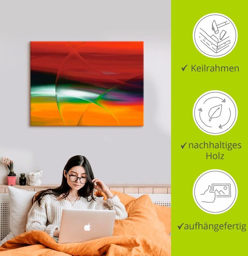 Artland Artprint Modern IV als artprint op linnen poster in verschillende formaten maten - Foto 2