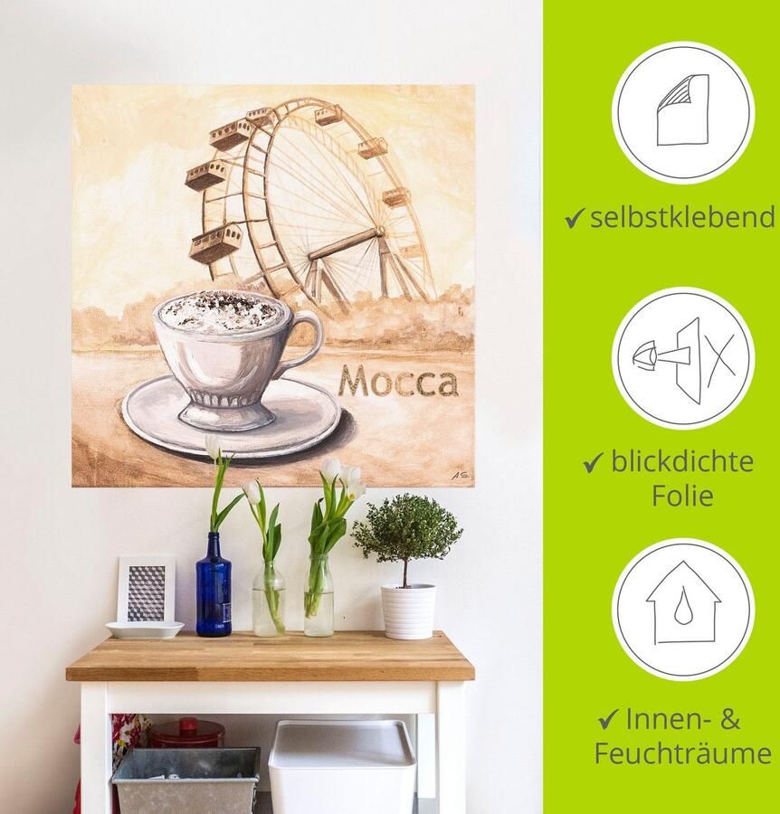 Artland Artprint Mokka in Wenen als artprint op linnen muursticker in verschillende maten - Foto 4