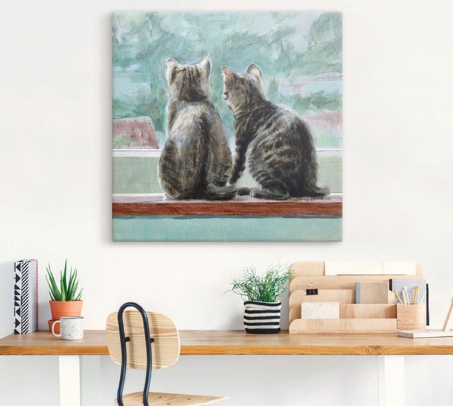 Artland Artprint Mooi uitzicht als artprint op linnen poster in verschillende formaten maten - Foto 3