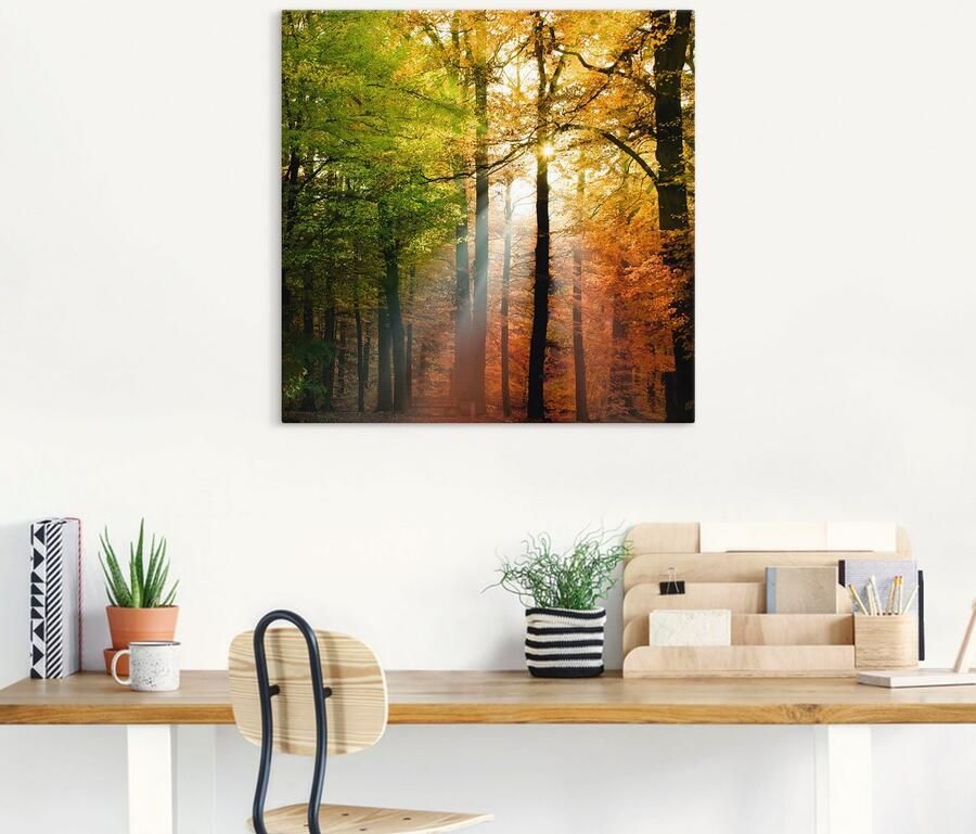 Artland Artprint Mooie herfstdag 2 als artprint van aluminium artprint voor buiten artprint op linnen poster in verschillende maten. maten - Foto 4