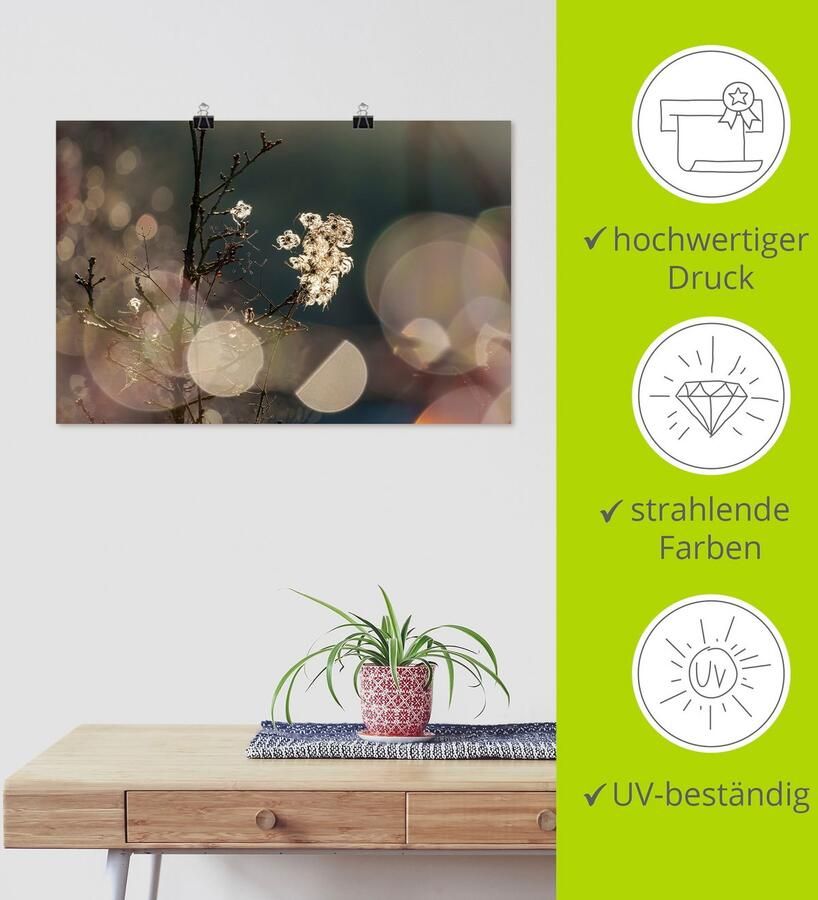 Artland Artprint Natuurlijke romantiek als artprint op linnen poster in verschillende formaten maten - Foto 7