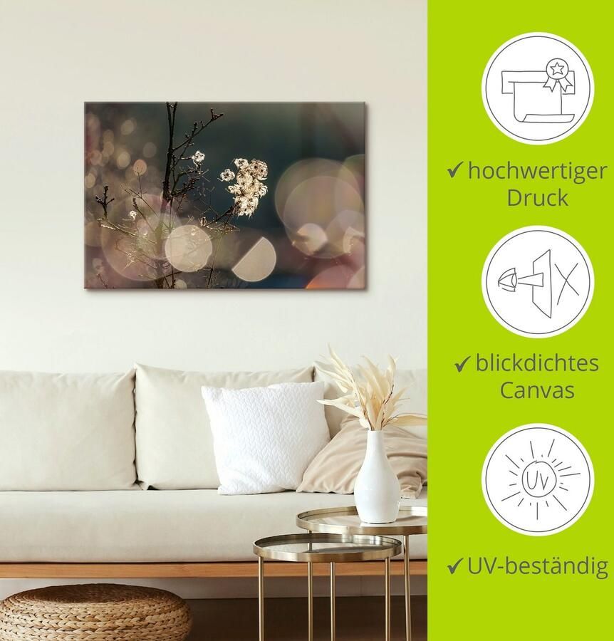 Artland Artprint Natuurlijke romantiek als artprint op linnen poster in verschillende formaten maten - Foto 3