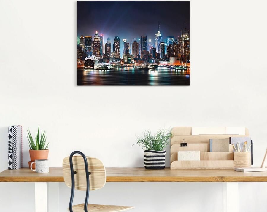 Artland Artprint New York City Times Square als artprint op linnen poster muursticker in verschillende maten - Foto 7