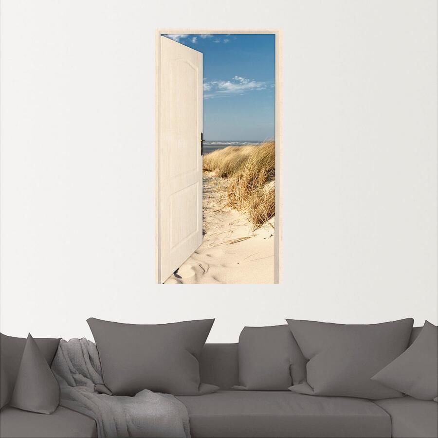 Artland Artprint Noordzeestrand op Langeoog als poster muursticker in verschillende maten - Foto 2