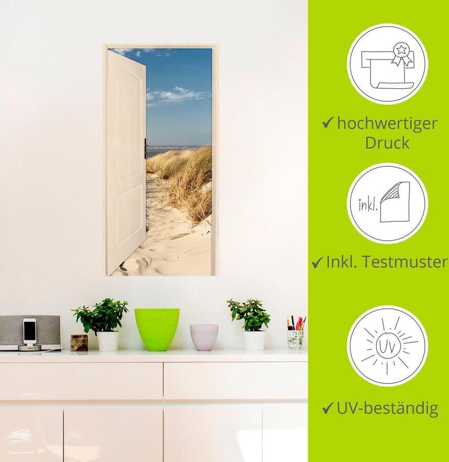 Artland Artprint Noordzeestrand op Langeoog als poster muursticker in verschillende maten - Foto 3