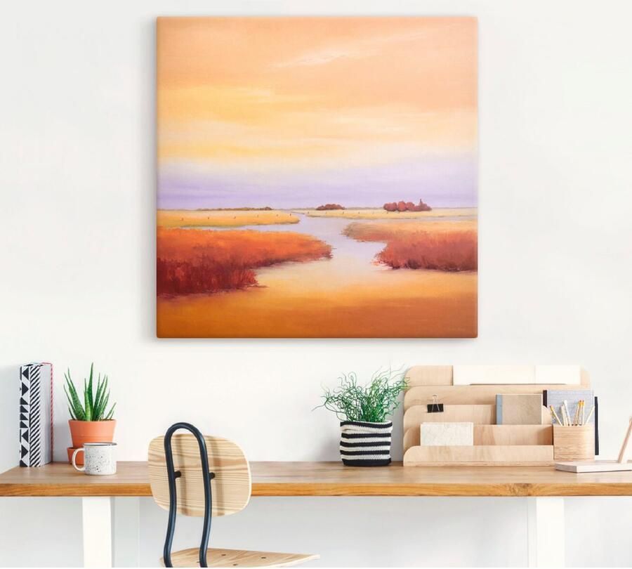 Artland Artprint Onder aan de rivier als artprint op linnen poster in verschillende formaten maten - Foto 3