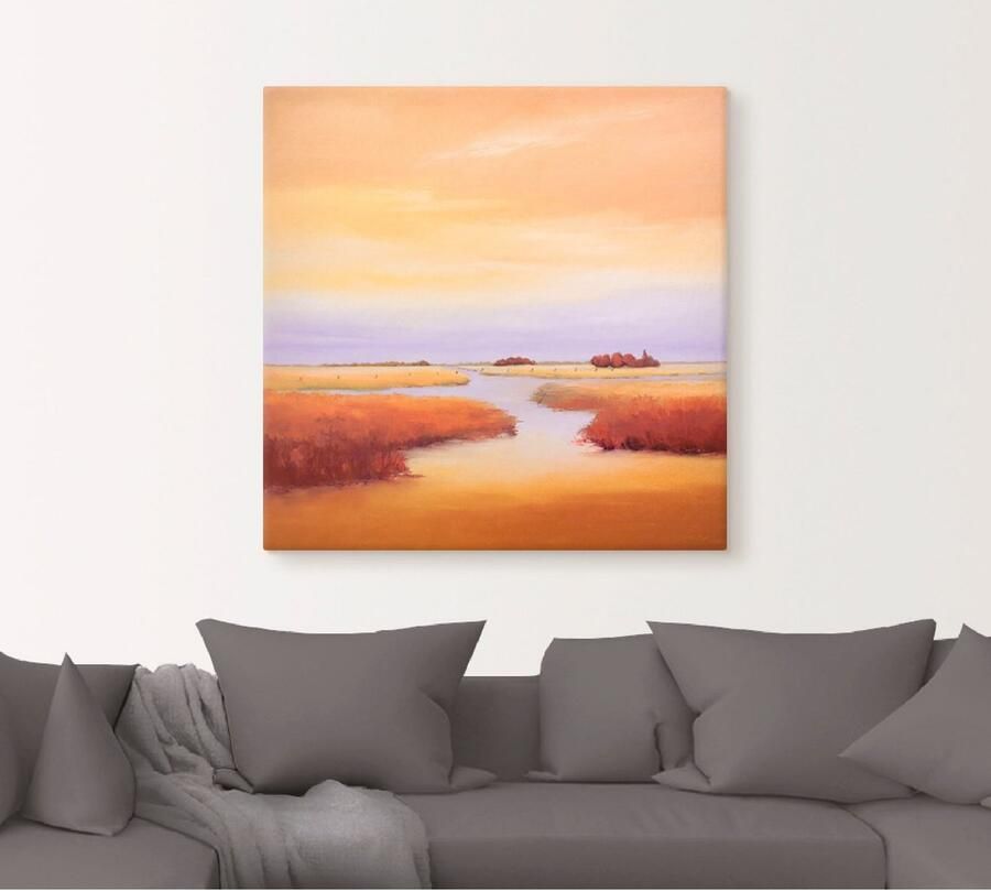 Artland Artprint Onder aan de rivier als artprint op linnen poster in verschillende formaten maten - Foto 4