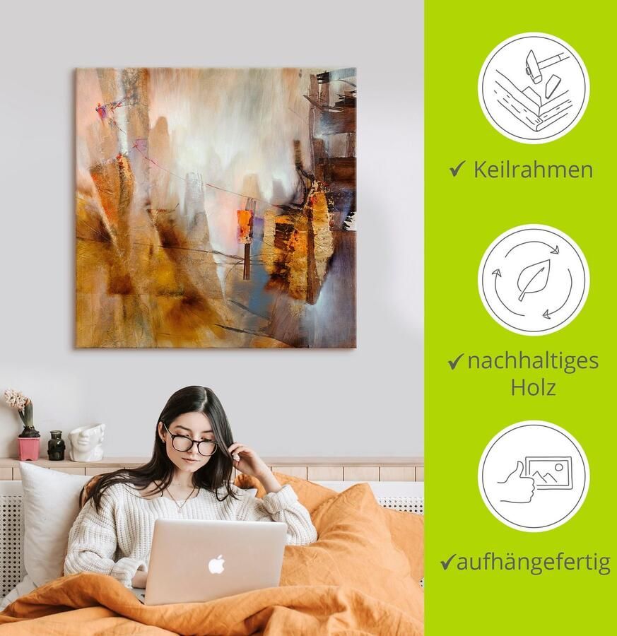 Artland Artprint Onthecht als artprint op linnen in verschillende maten - Foto 2