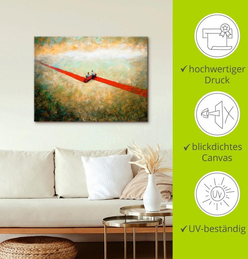 Artland Artprint Ontmoeting als artprint op linnen poster in verschillende formaten maten - Foto 2