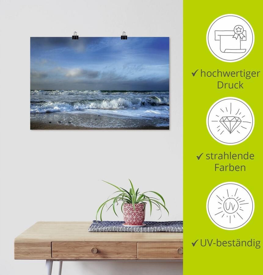 Artland Artprint Oostzee als artprint op linnen poster in verschillende formaten maten - Foto 3