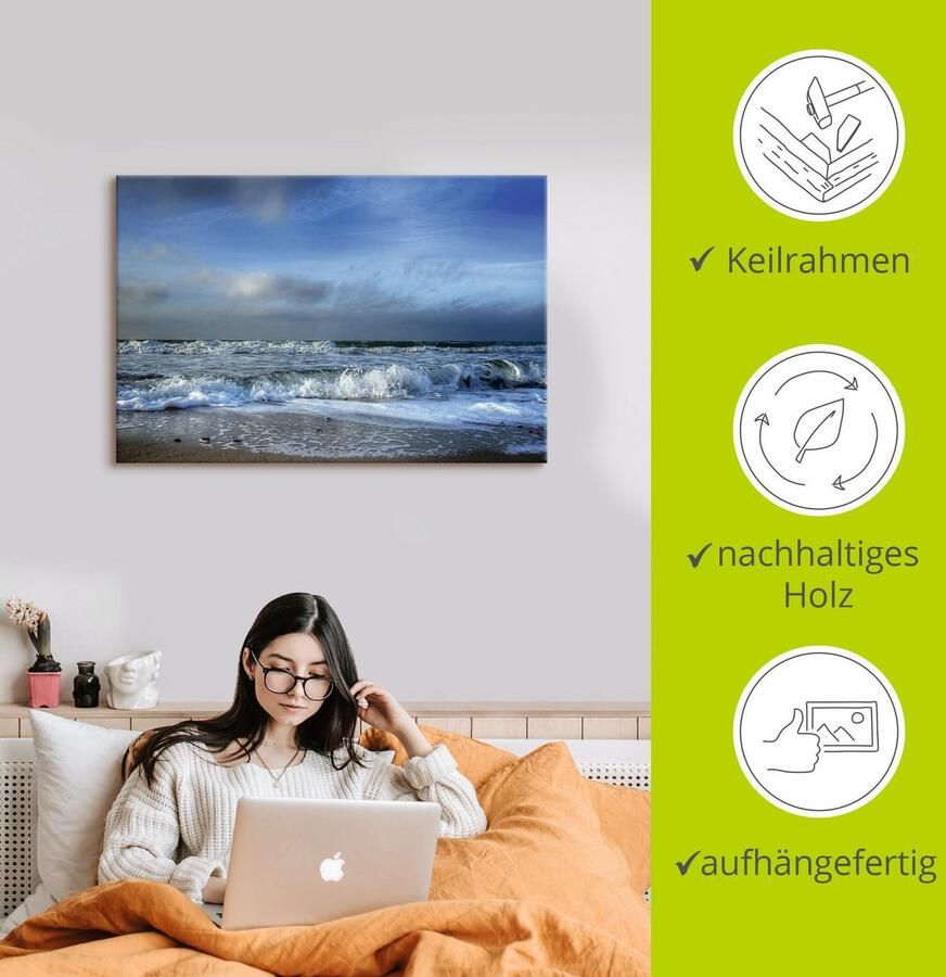 Artland Artprint Oostzee als artprint op linnen poster in verschillende formaten maten