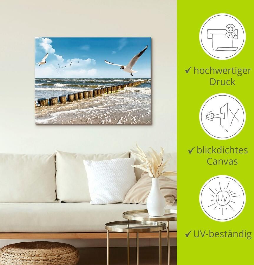 Artland Artprint Oostzee als artprint op linnen poster muursticker in verschillende maten - Foto 3