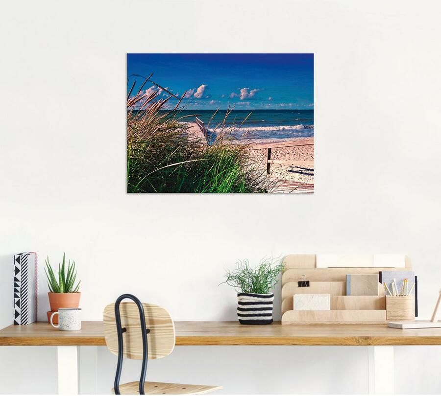 Artland Artprint Oostzee Impressie Heiligenhafen als artprint van aluminium artprint op linnen muursticker verschillende maten - Foto 4