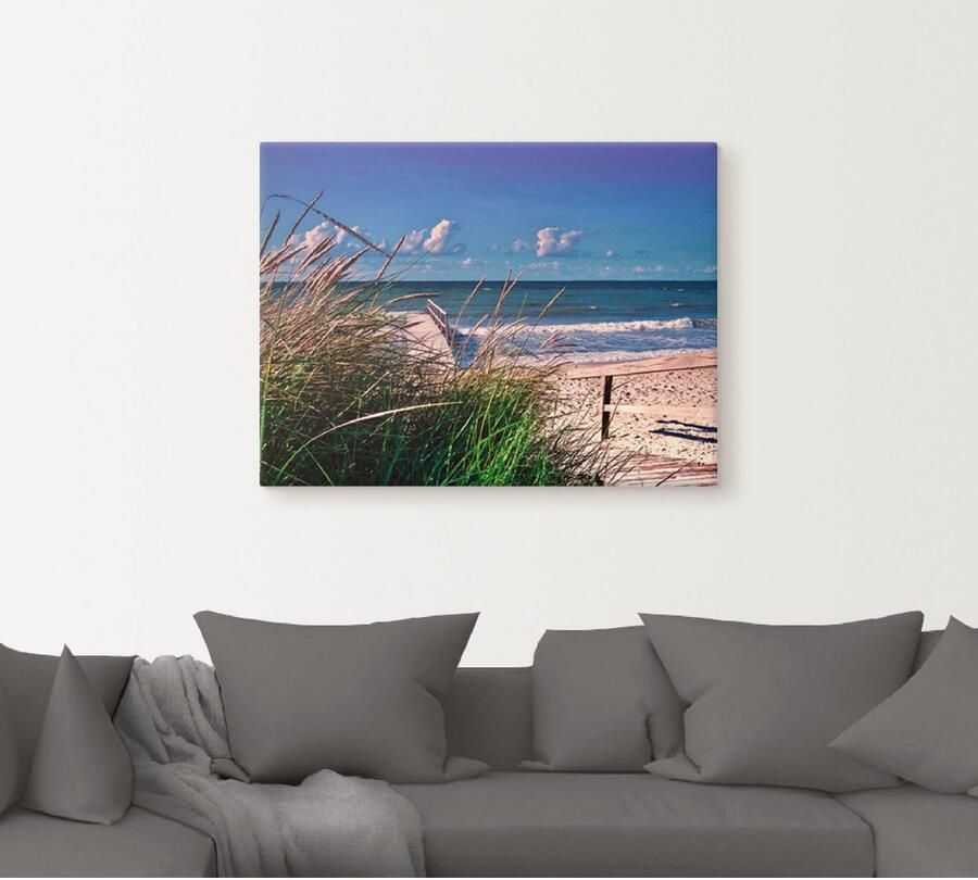 Artland Artprint op linnen Oostzee Impressie Heiligenhafen - Foto 5