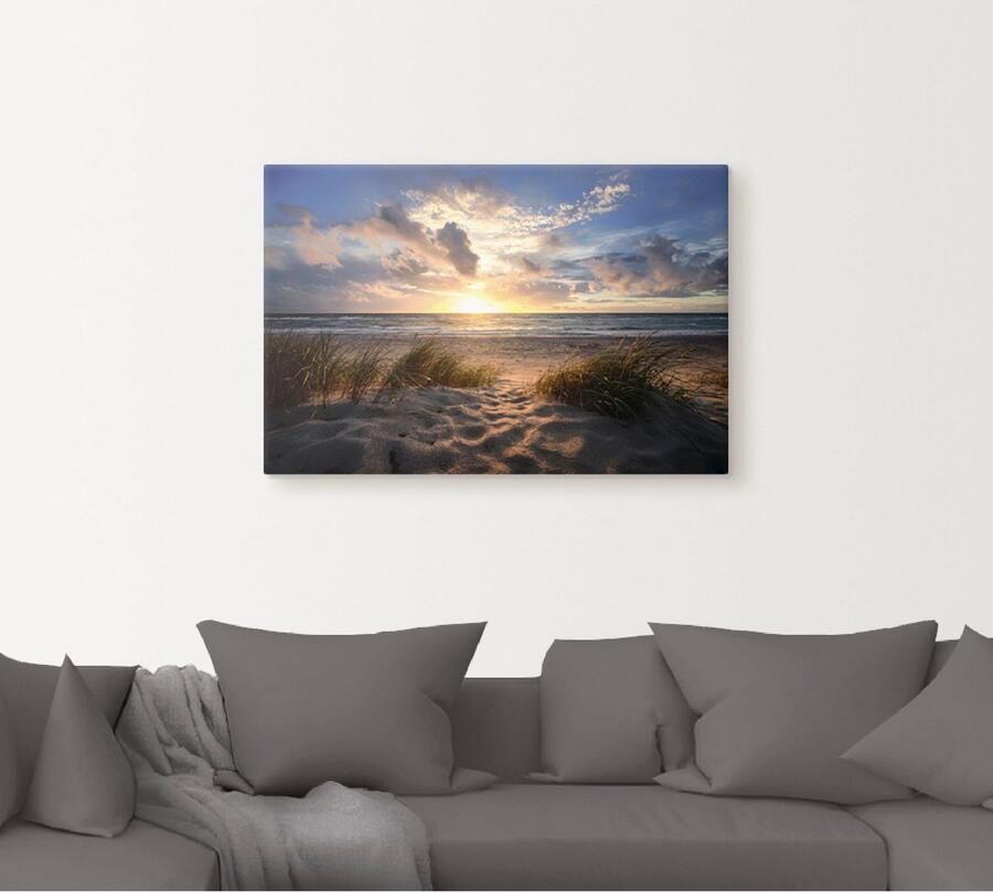 Artland Artprint op linnen Oostzeestrand - Foto 5