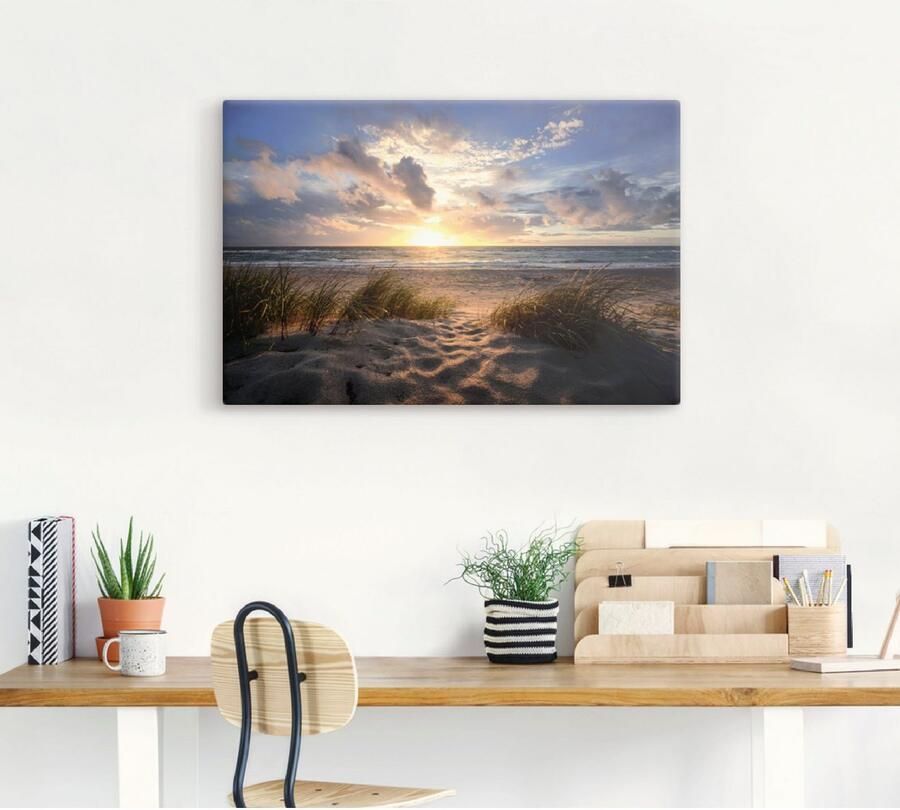 Artland Artprint op linnen Oostzeestrand - Foto 4