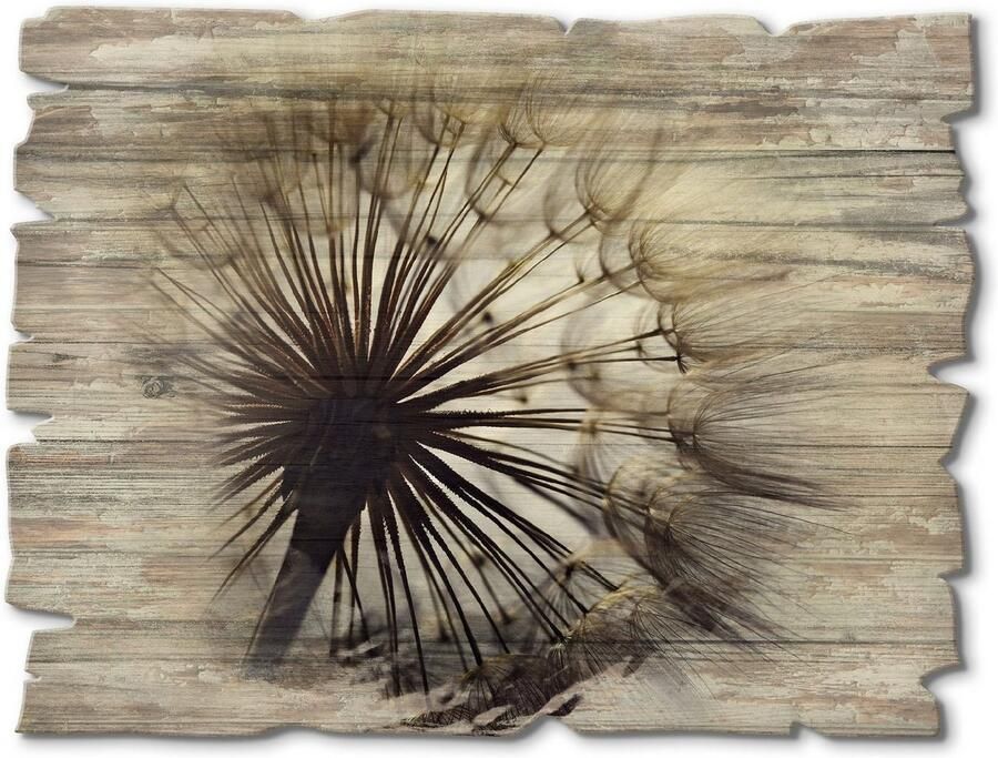 Artland Artprint op hout Grote pluizenbol - Foto 4