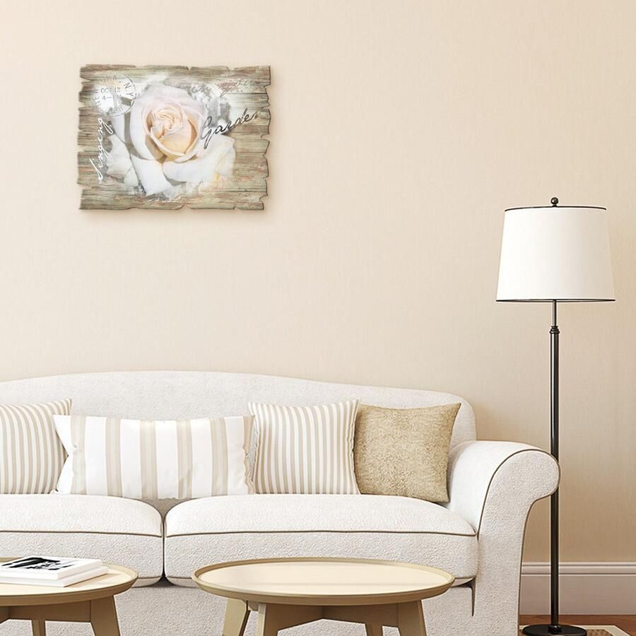 Artland Artprint op hout In letters roos - Foto 2