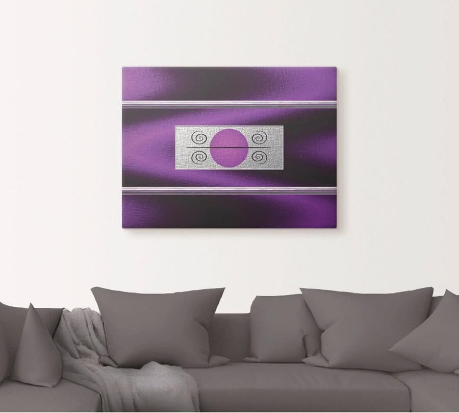 Artland Artprint op linnen Abstract I gespannen op een spieraam - Foto 5