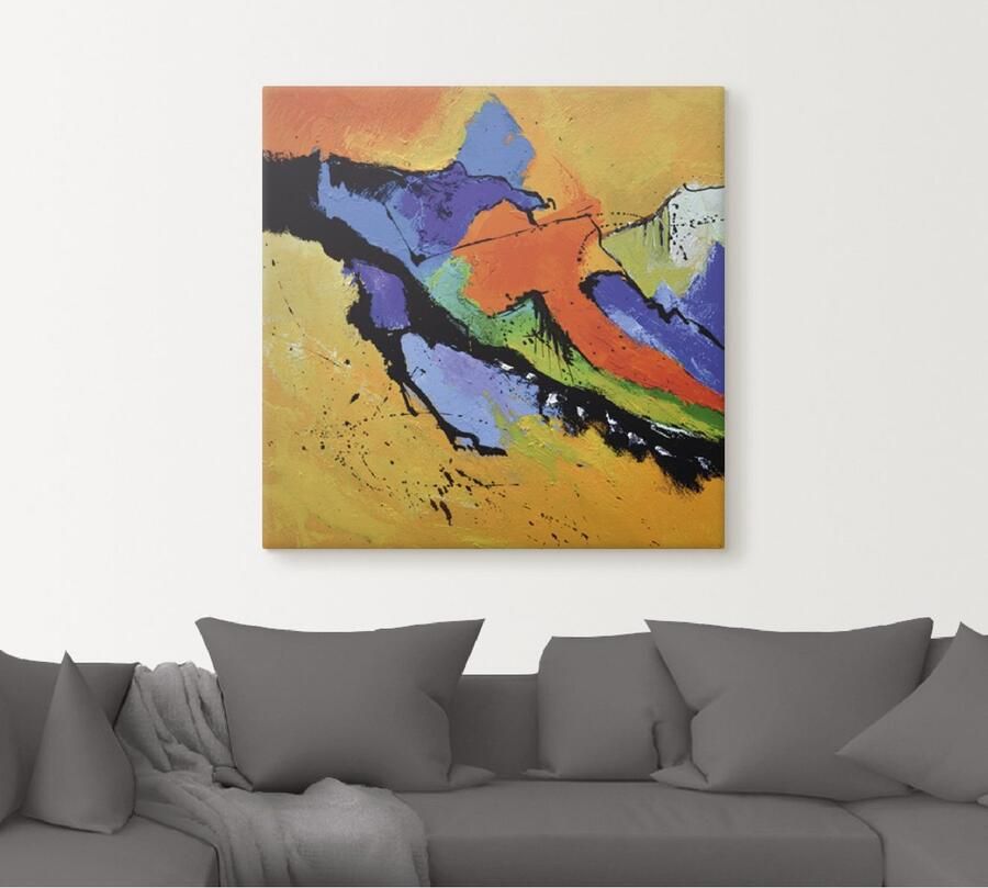 Artland Artprint op linnen Abstract XI gespannen op een spieraam - Foto 4