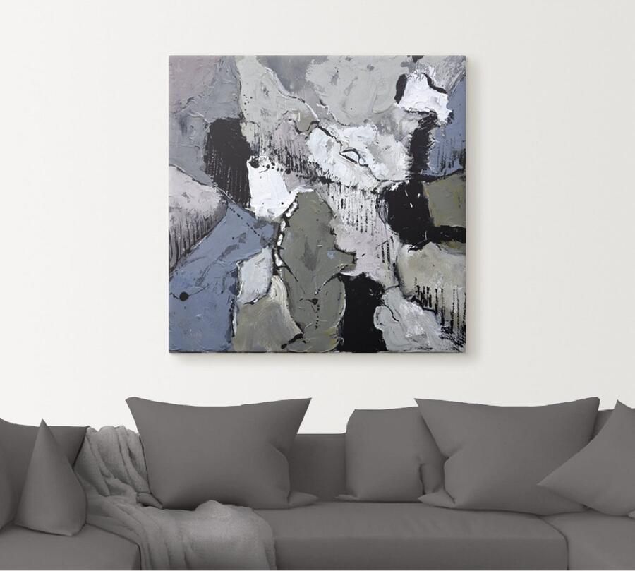 Artland Artprint op linnen Abstract XII gespannen op een spieraam - Foto 4