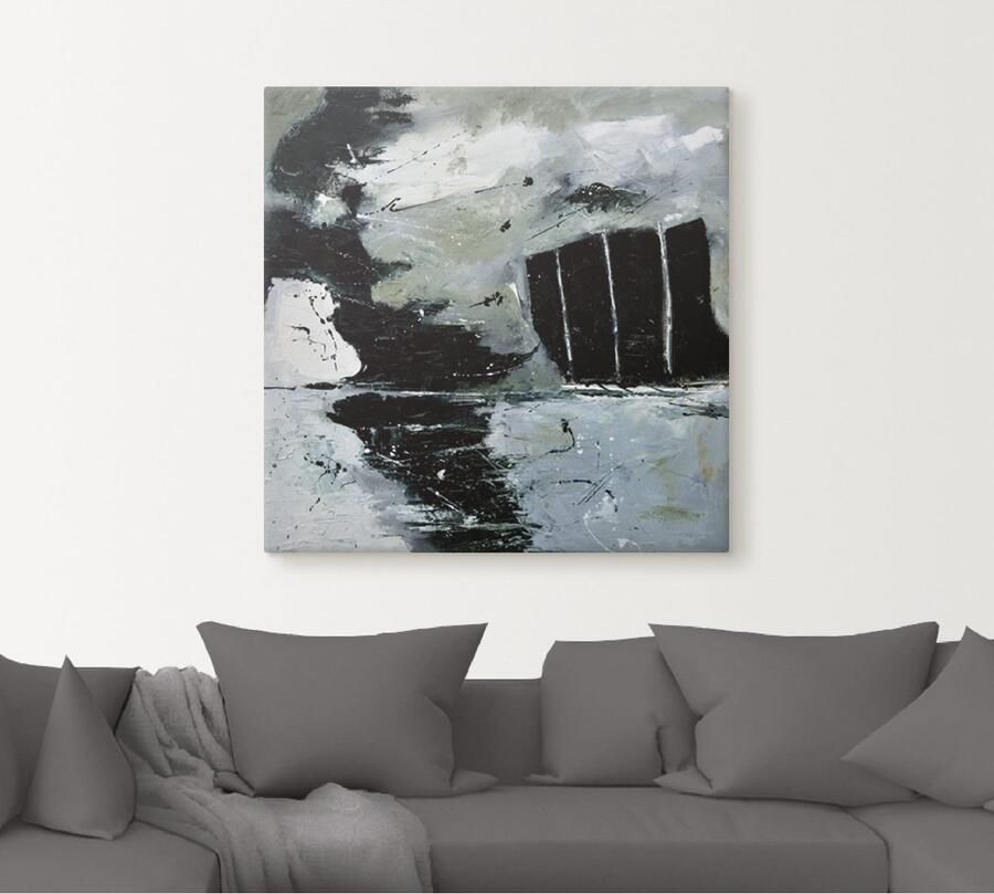 Artland Artprint op linnen Abstract XVI gespannen op een spieraam - Foto 4