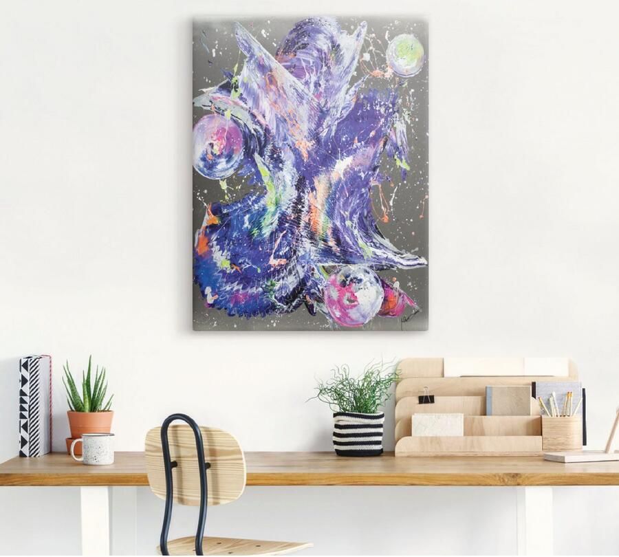 Artland Artprint op linnen Abstractien XV gespannen op een spieraam - Foto 3