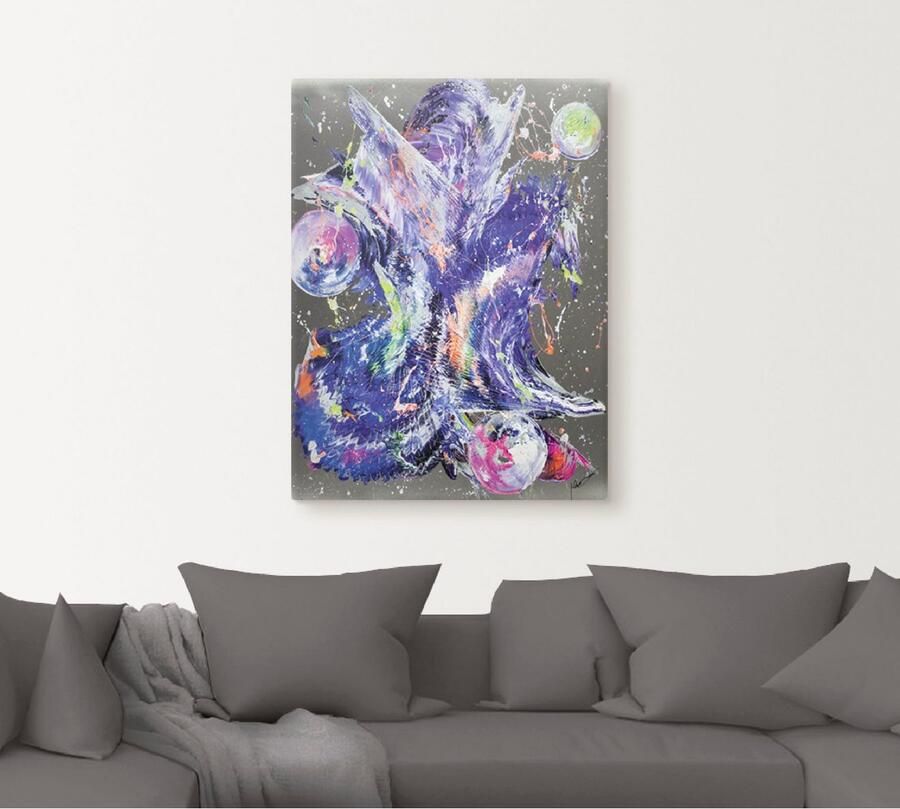 Artland Artprint op linnen Abstractien XV gespannen op een spieraam - Foto 4