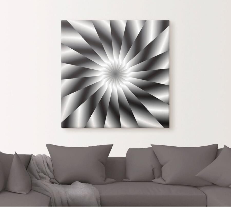 Artland Artprint op linnen Als een turbine gespannen op een spieraam - Foto 4