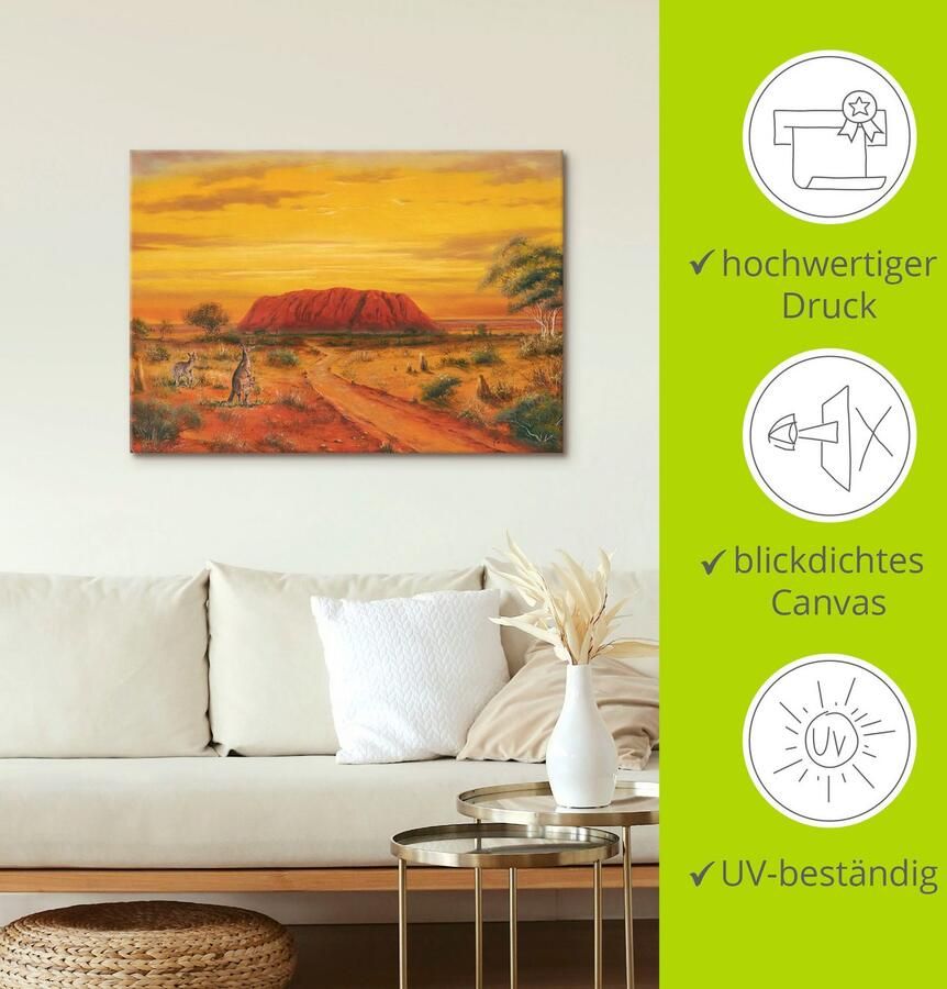 Artland Artprint op linnen Australisch dal - Foto 3