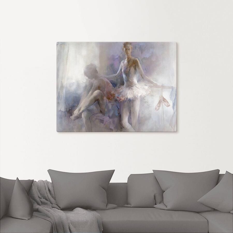 Artland Artprint op linnen Ballet-meisje
